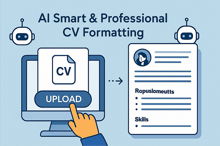 AI smart and professional CV formatting